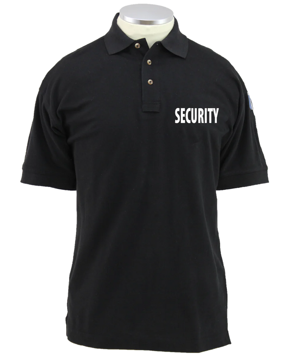 PRESHRUNK 100% COTTON TACTICAL POLO SHIRT WITH SECURITY ID