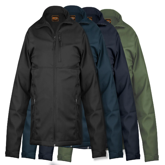 [JS51B-5XL-CUSTOMIZED] WINDPROOF / WATER-RESISTANT SOFT SHELL JACKET