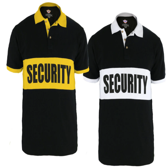 POLY/COTTON SECURITY BANNER-STRIPE POLO SHIRT