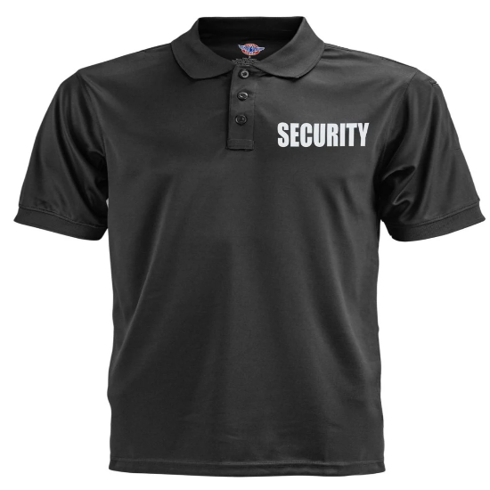 [PS303SW-L-CUSTOMIZED] First Class Tactical Performance Security Polo Shirt