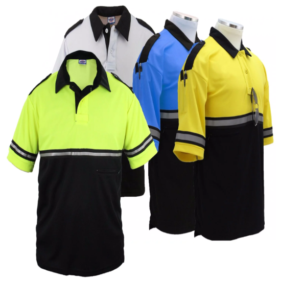 Two Tone Bike Patrol Shirt with Zipper Pocket